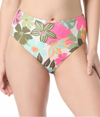 Coco Reef Lush Bloom Verso Reversible High Waist Swim Bottom