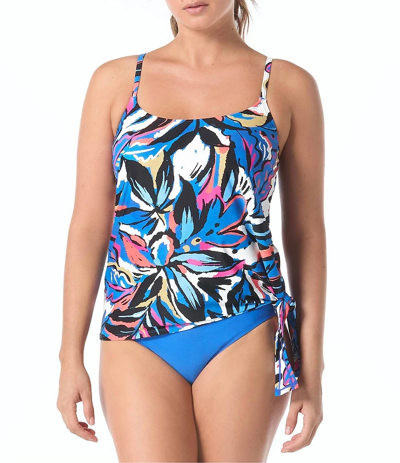 Coco Reef Paradise Abstract Stella Bra Cup Size Underwire Tankini Swim Top