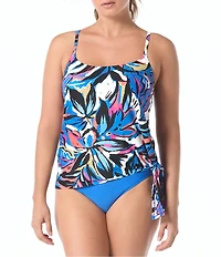 Coco Reef Paradise Abstract Stella Bra Cup Size Underwire Tankini Swim Top