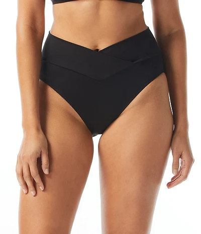 Coco Reef Solid Serene Crossover V-Waist Hipster Swim Bottom
