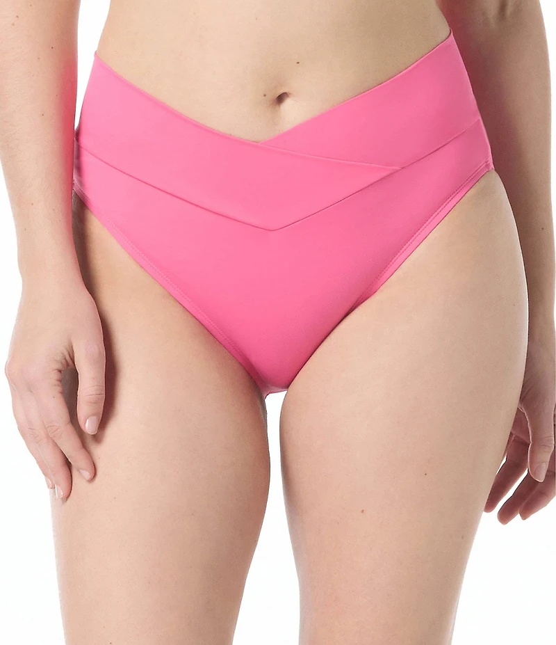 Coco Reef Solid Serene Crossover V-Waist Hipster Swim Bottom