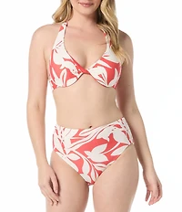Coco Reef Verso Halter Neck Underwire Bra Size Reversible Swim Top