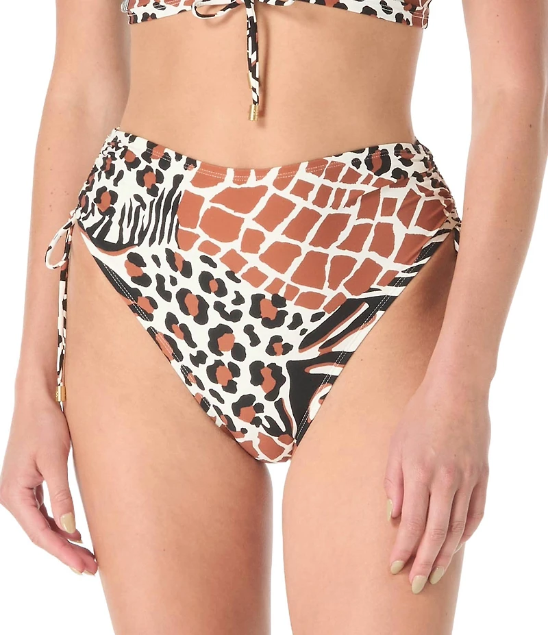 Coco Reef Wild Medley Inspire Animal Print High Waist Swim Bottom