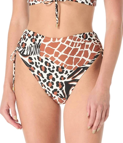 Coco Reef Wild Medley Inspire Animal Print High Waist Swim Bottom