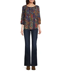 Code Bleu Chelsea Bootcut Mid Rise Power Pocket Jean