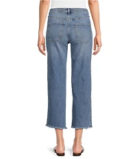 Code Bleu Chelsea Denim High-Rise Star Design Capri Jeans