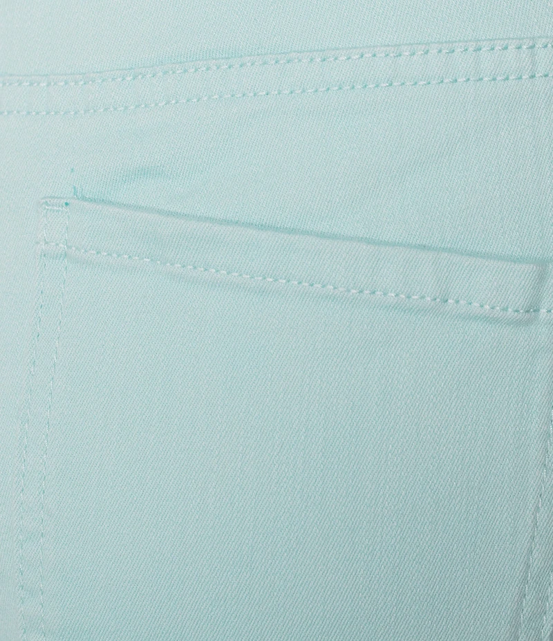 Code Bleu Chelsea Embroidered High-Rise Slim Capri Jeans