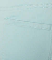 Code Bleu Chelsea Embroidered High-Rise Slim Capri Jeans