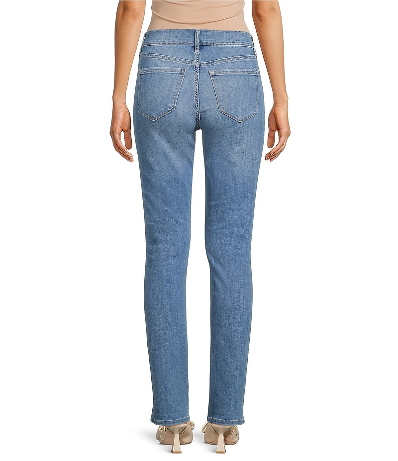 Code Bleu Chelsea High Rise Denim Wash Straight Leg Jeans