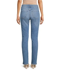 Code Bleu Chelsea High Rise Denim Wash Straight Leg Jeans