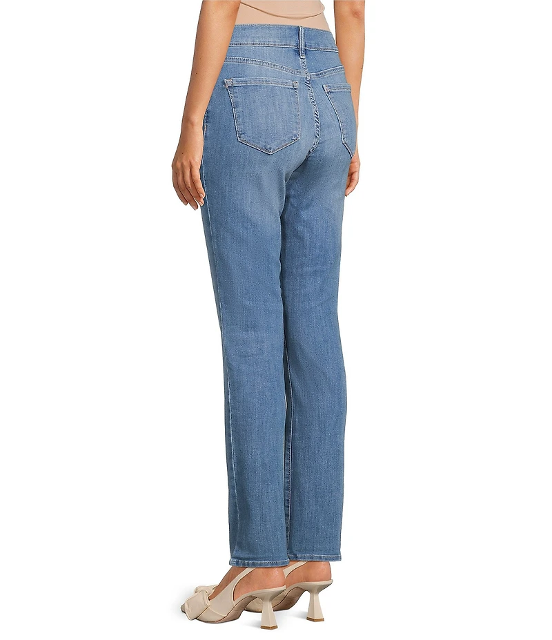 Code Bleu Chelsea High Rise Denim Wash Straight Leg Jeans