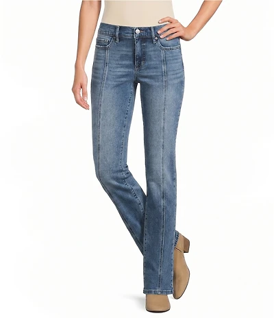 Code Bleu Chelsea High-Rise Straight Leg Front Seam Jean
