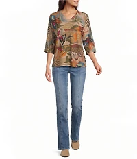 Code Bleu Chelsea High-Rise Straight Leg Front Seam Jean