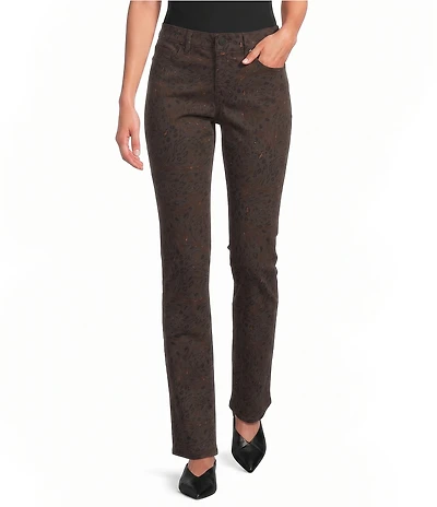 Code Bleu Chelsea Mid Rise Straight Leg Full Length Jeans