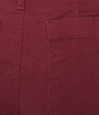 Code Bleu Chelsea Mid Rise Wide Leg Patch Pocket Jeans