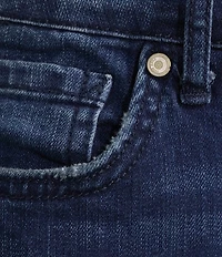 Code Bleu Chelsea Straight Leg High Rise Stretch Denim Jeans