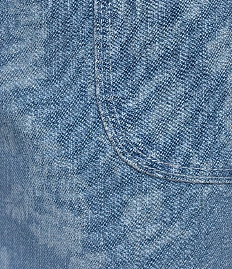 Code Bleu Chelsea Stretch Denim Floral Print High Rise Shorts