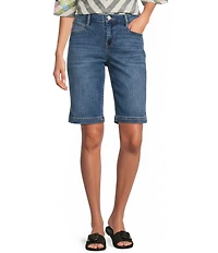 Code Bleu Chelsea Stretch Denim High Rise Bermuda Shorts