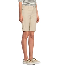 Code Bleu Chelsea Stretch Denim High Rise Bermuda Shorts