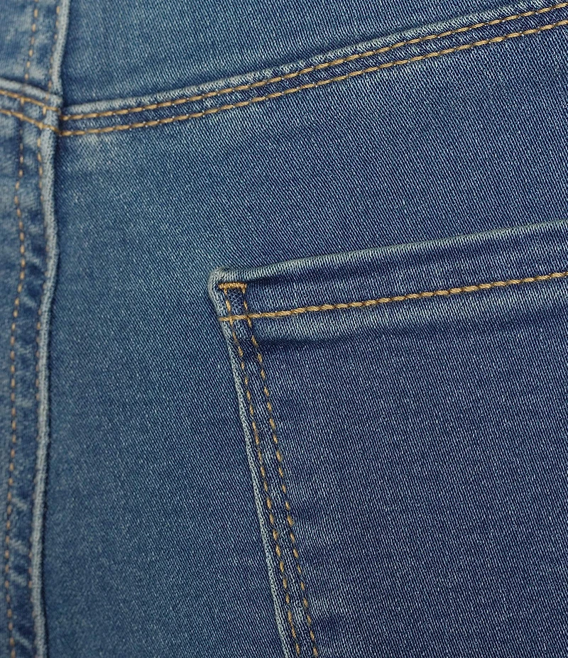 Code Bleu High-Rise Wide Leg Patch Pocket Jean