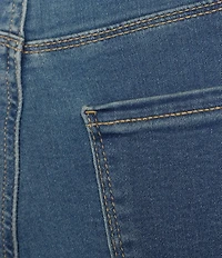 Code Bleu High-Rise Wide Leg Patch Pocket Jean