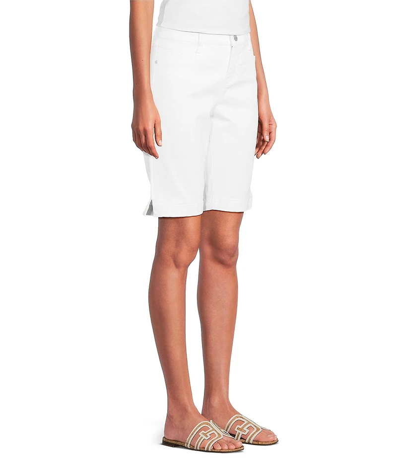 Code Bleu Petite Size Chelsea High Rise Bermuda Shorts