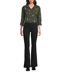 Code Bleu Petite Size Chelsea High Rise Bootcut Leg Jeans