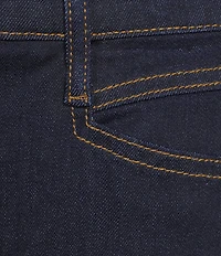 Code Bleu Petite Size Chelsea High Rise Straight Capri Jeans