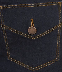 Code Bleu Petite Size High Rise Wide Leg Patch Pocket Jeans