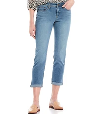 Code Bleu Petite Size Rolled Cuff Weekend Jeans