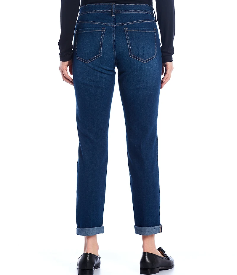 Code Bleu Petite Size Rolled Cuff Weekend Jeans