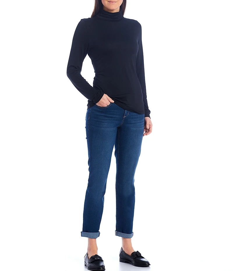 Code Bleu Petite Size Rolled Cuff Weekend Jeans
