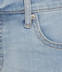 Code Bleu Petite Size Soho Mid-Rise Fray Cuff Hem Capri Jeans