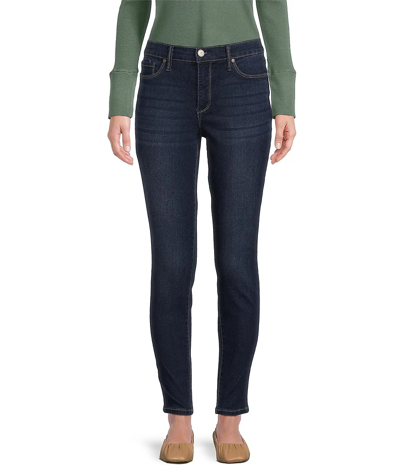 Code Bleu Petite Size Soho Mid Rise Slim Skinny Leg Stretch Denim Jeans