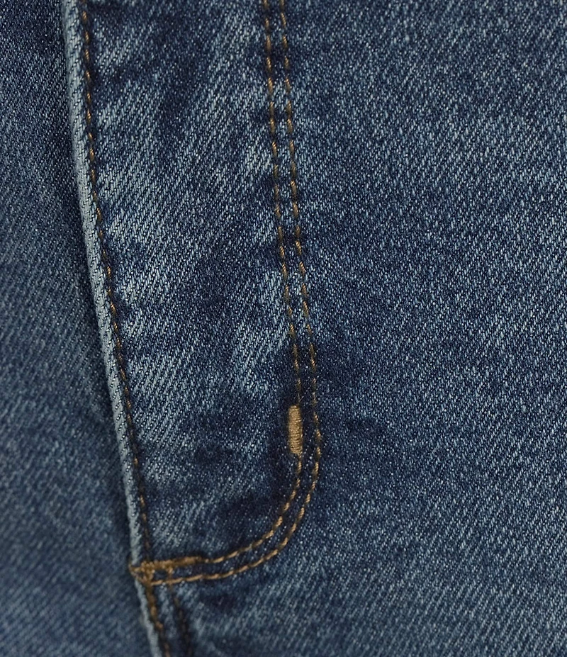 Code Bleu Plus Size High Rise Cropped Boyfriend Jeans