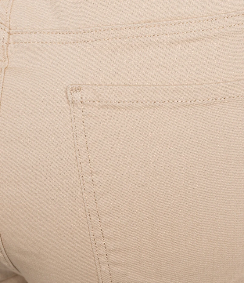 Code Bleu Plus Size Soho Mid-Rise Double Button Rolled Cuff Bermuda Shorts