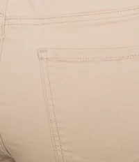 Code Bleu Plus Size Soho Mid-Rise Double Button Rolled Cuff Bermuda Shorts