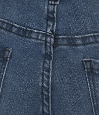 Code Bleu Plus Size Soho Straight Slim Mid Rise Denim Skinny Jeans