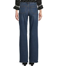Code Bleu Relaxed High Rise Wide Leg Jeans