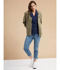 Code Bleu Rolled Cuff Weekend Jeans