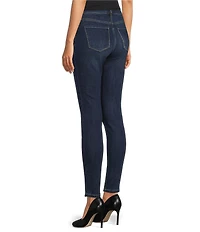 Code Bleu Soho Stretch Denim Mid Rise Skinny Leg Jeans