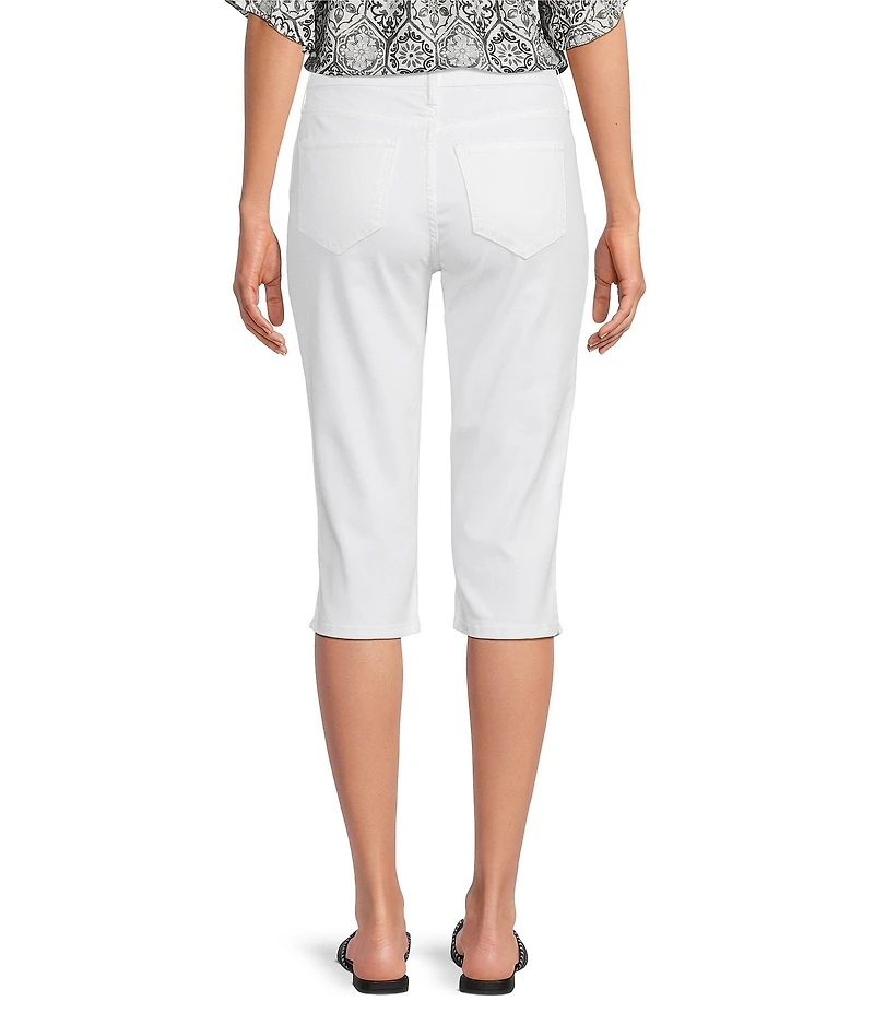 Code Bleu Stretch Denim High Rise Capri Skimmer Jeans