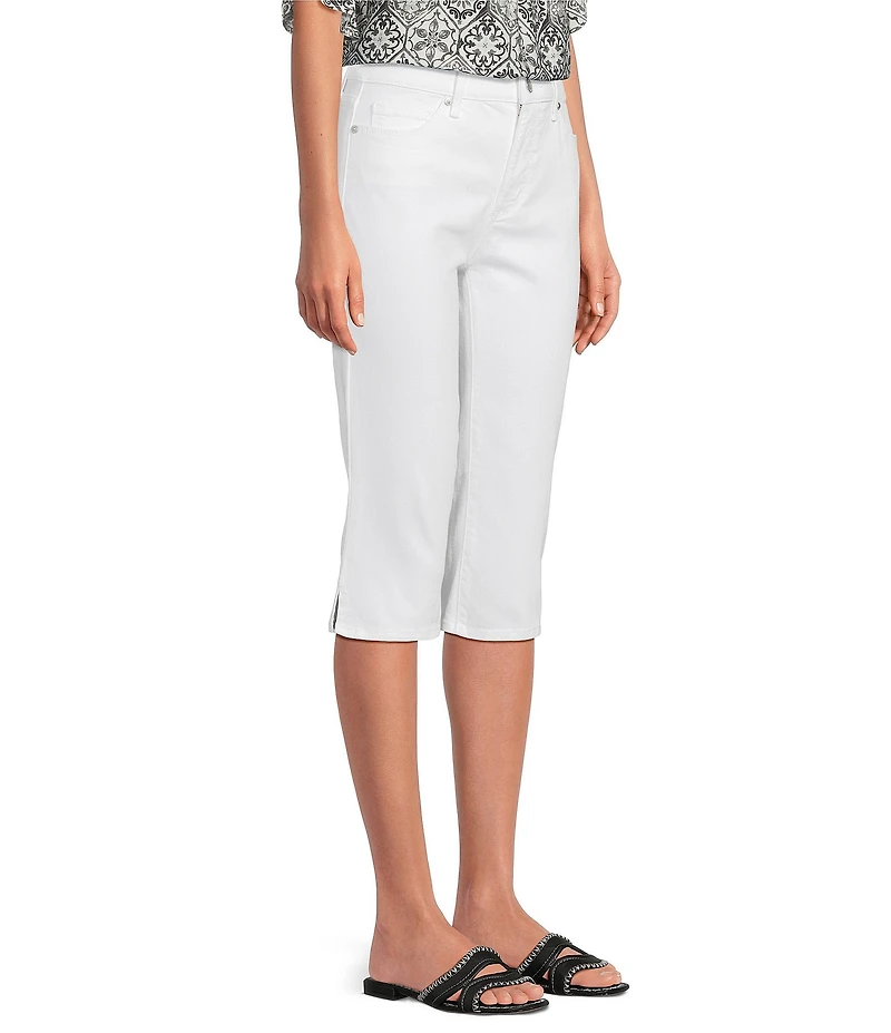 Code Bleu Stretch Denim High Rise Capri Skimmer Jeans