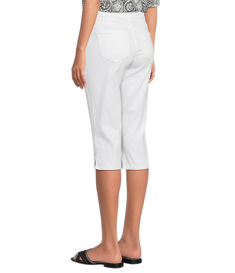 Code Bleu Stretch Denim High Rise Capri Skimmer Jeans