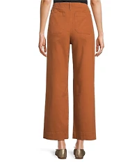 Code Bleu Stretch Denim High Rise Wide Leg Ankle Jeans