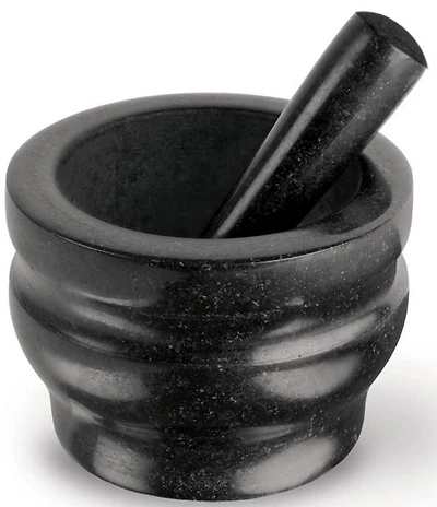 Cole & Mason Black Granite Mortar & Pestle 5#double;