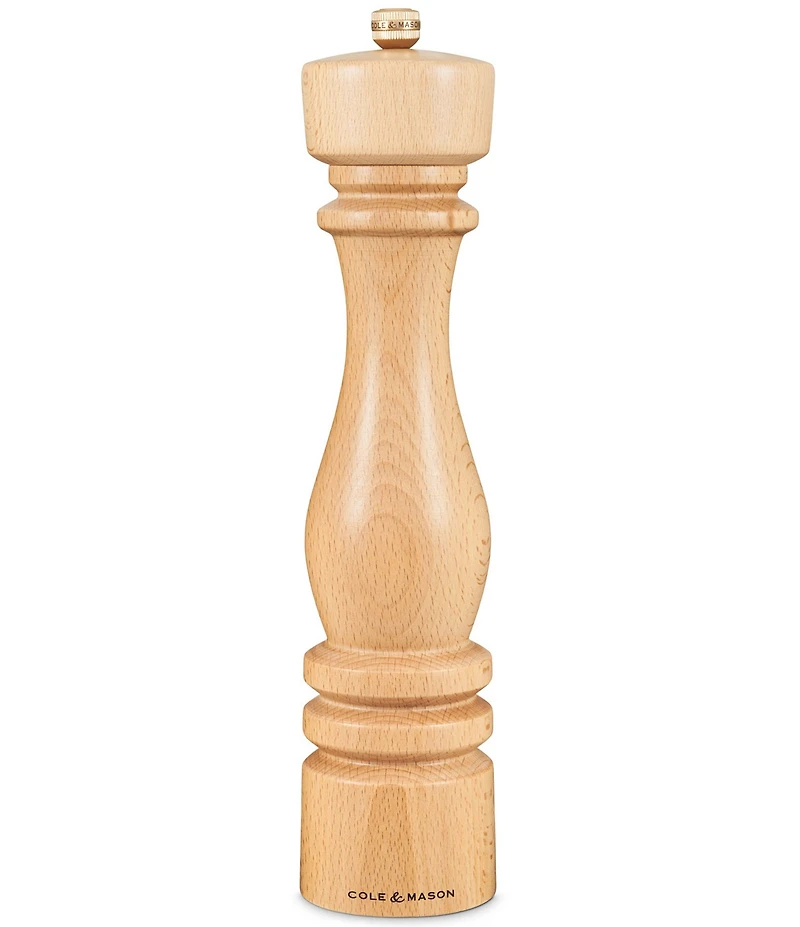 Cole & Mason London Wood Pepper Mill, 12#double;