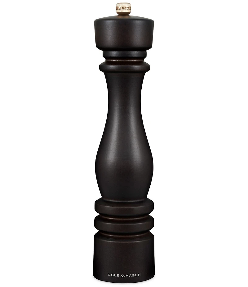 Cole & Mason London Wood Salt Mill, 12#double;