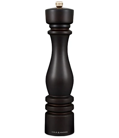 Cole & Mason London Wood Salt Mill, 12#double;