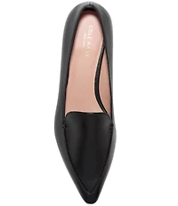 Cole Haan Beatrice Leather Pointed Toe Loafers